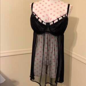 Seriously Sexy Cacique Elegant Black shear & Lace Lingerie NEW Size 18/20 Beauty